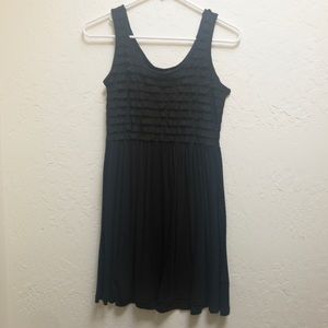 H&M Black Ruffle Dress
